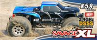 HPI Savage XL 5.9 Nitro Gigante 4WD 1:8 2.4GHz (Blue RTR Version) [HPI104248-B]